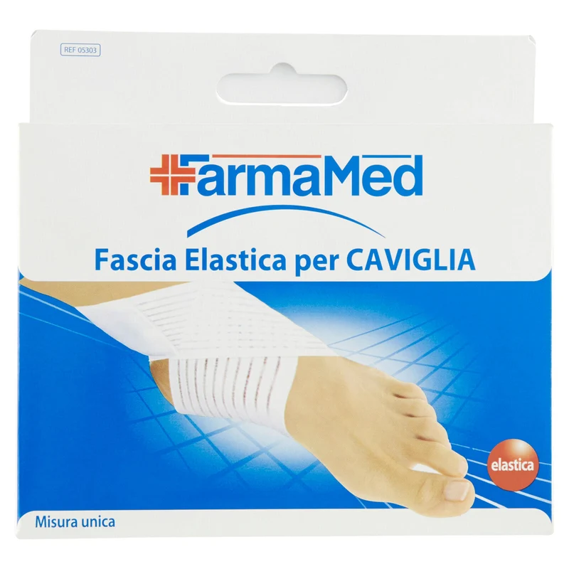FarmaMed Fascia Elastica per Caviglia Misura unica