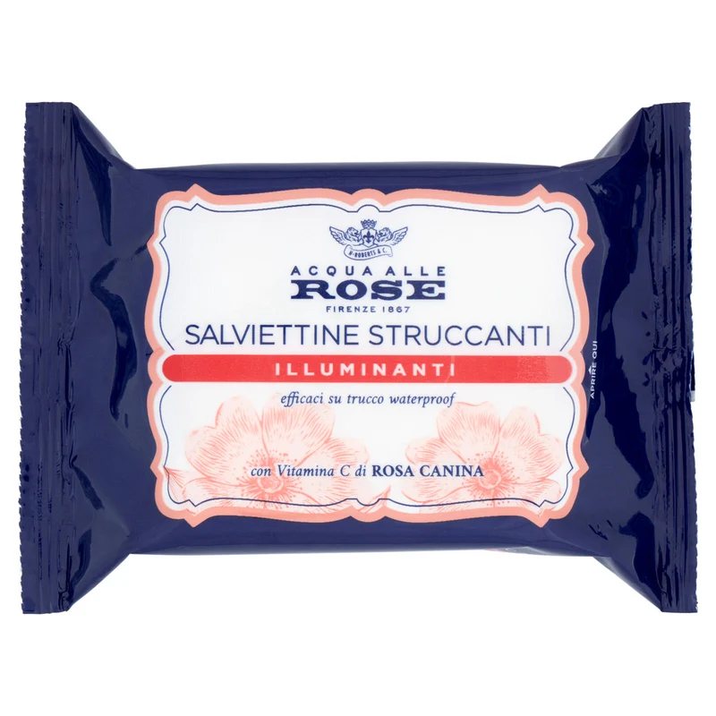 Acqua alle Rose Salviettine Struccanti Illuminanti 20 pz