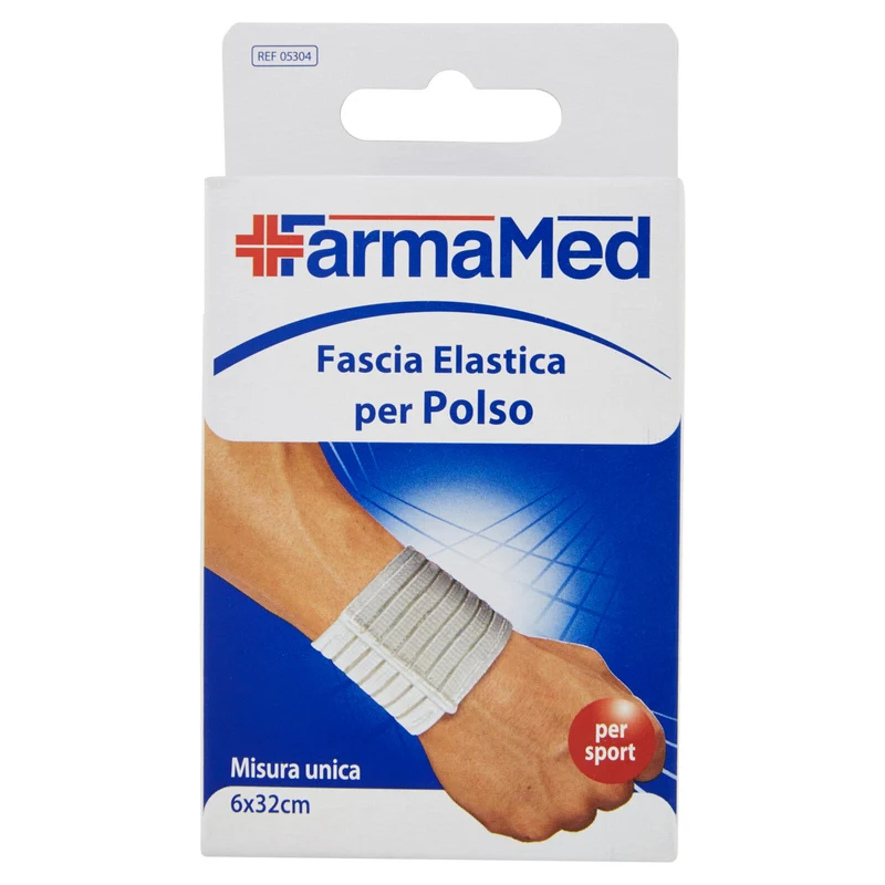 FarmaMed Fascia Elastica per Polso Misura unica 6x32 cm