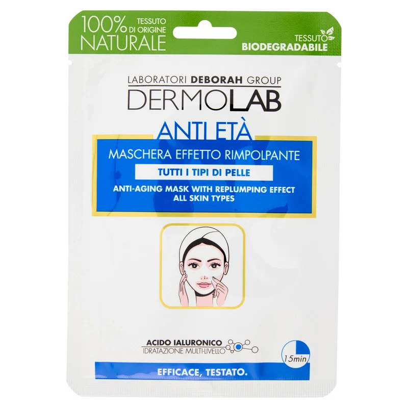 Dermolab Anti Età Maschera Effetto Rimpolpante 1 pz