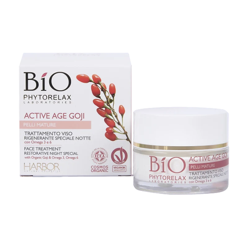 Phytorelax - Trattamento Viso Notte Anti-Età al Goji - 50ml