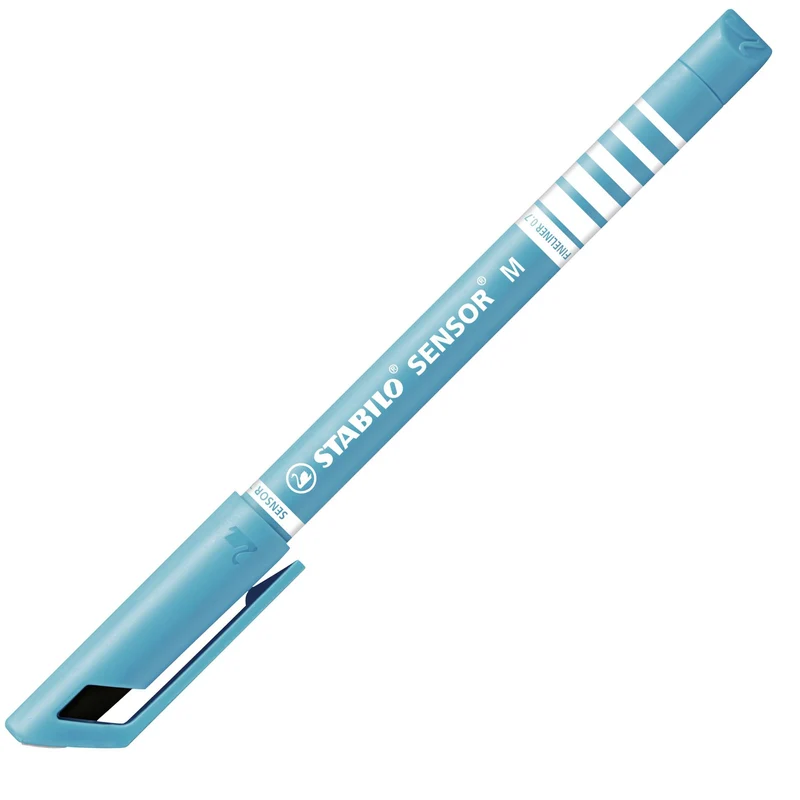 Fineliner con punta ammortizzata - STABILO SENSOR M - Tratto Medio (0,7 mm) - Turchese
