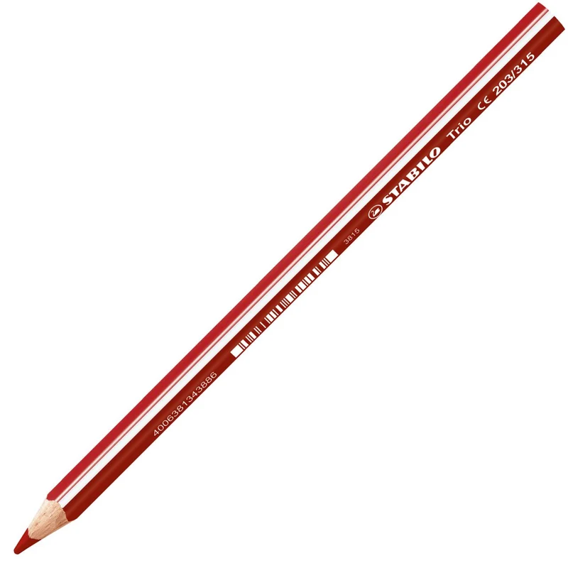 Matita colorata triangolare - STABILO Trio thick - Rosso ciliegia