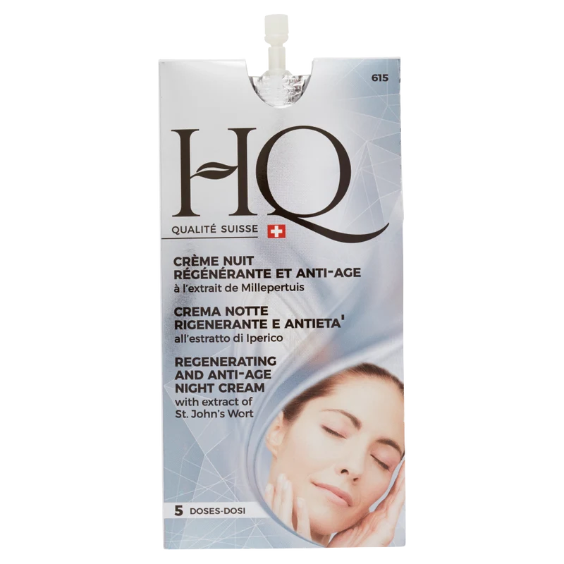 HQ Crema Notte Rigenerante e Antietà allestratto di Iperico 10 ml
