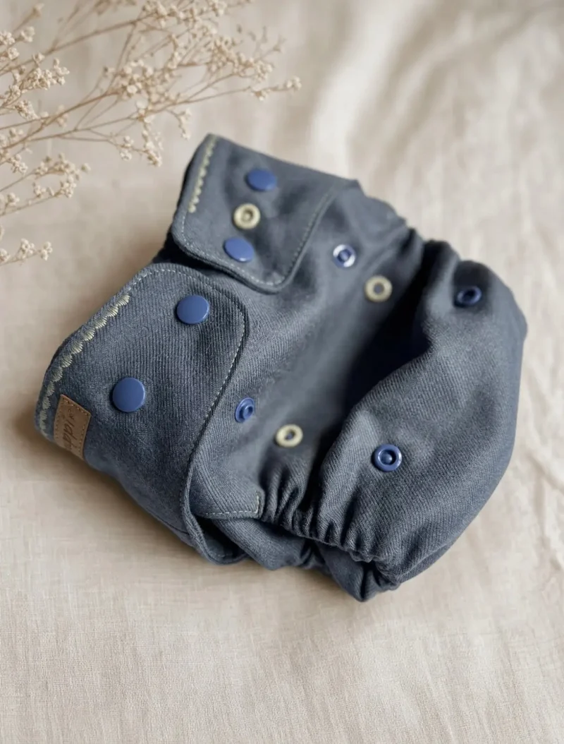 Puppi - cover lana merinos taglia unica - no lanolizzazione- a strappo blu
