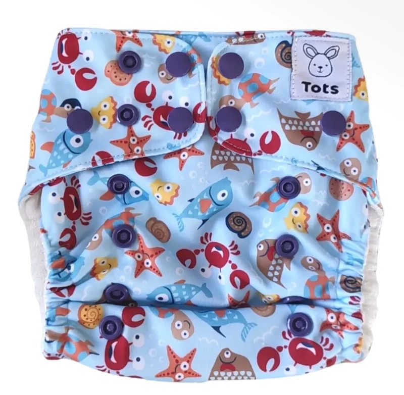 Tots Baby - pannolino pocket nel mare