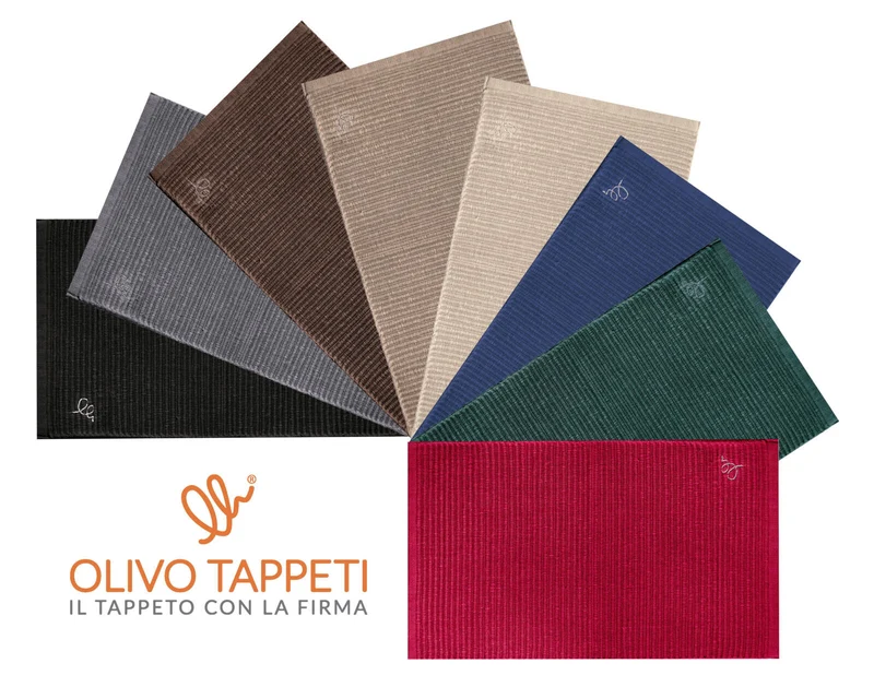 OLIVO TAPPETO CUCINA COTONE TINTA UNITA MOD FORMULA CM 50X80 COD GEST 6932053