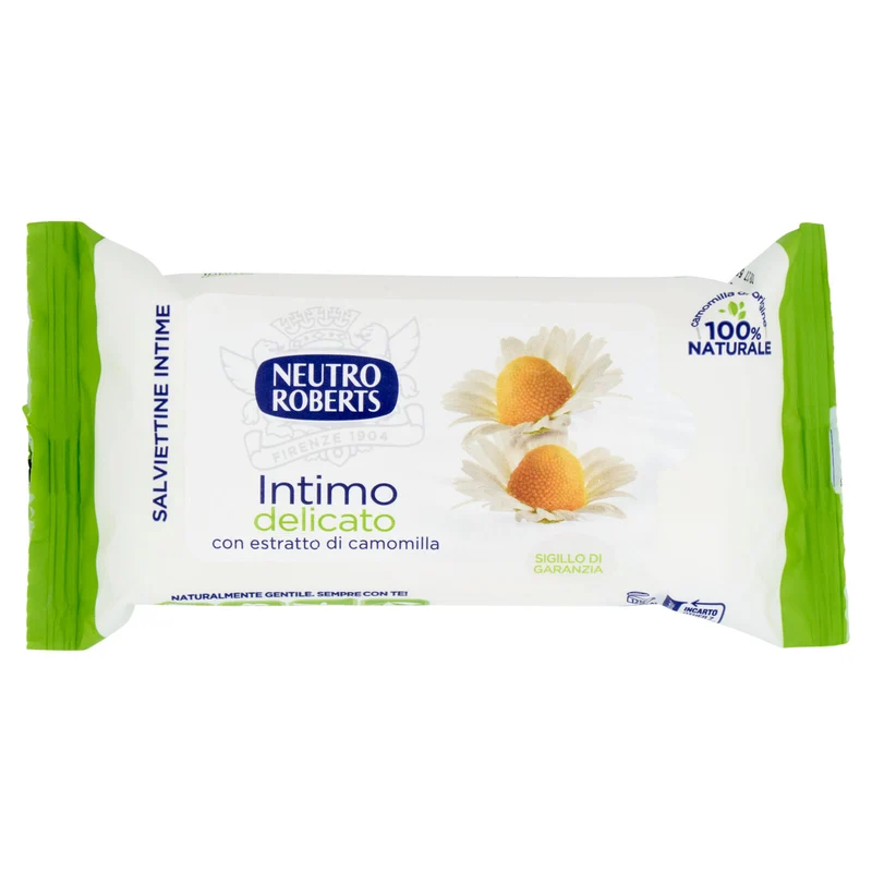 Neutro Roberts Intimo delicato con estratto di camomilla Salviettine Intime 12 pz