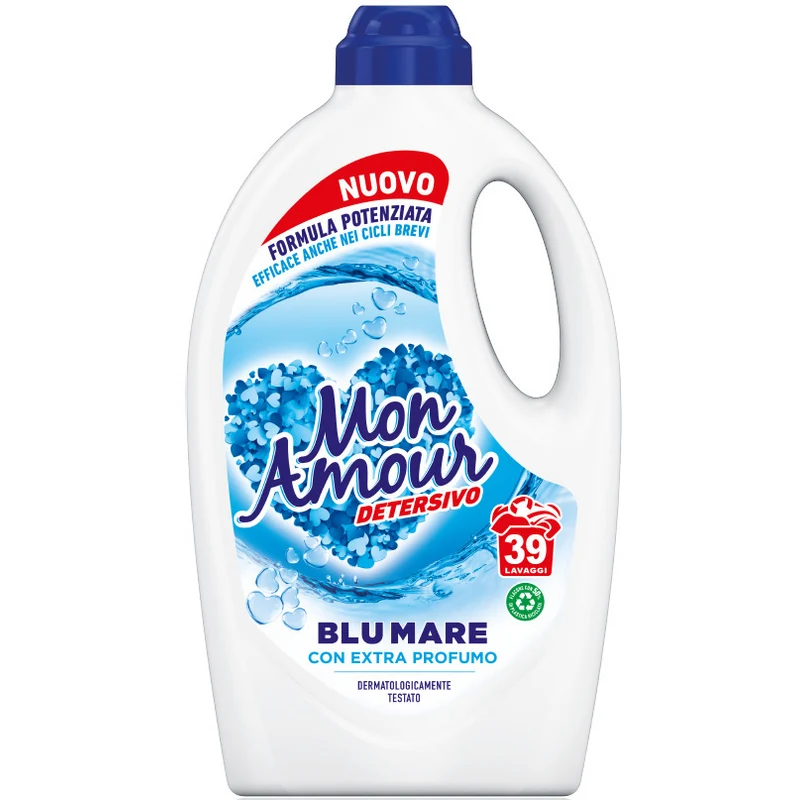 Mon Amour Fresh Blue Detersivo Extra Profumato 1,560 L