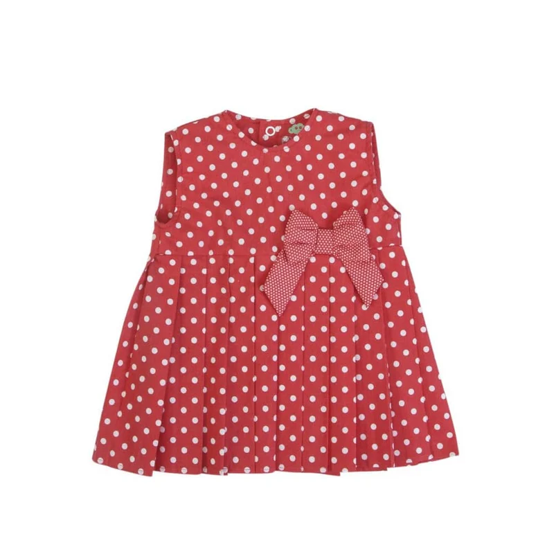 VESTITO NEONATA BAMBINA GIRO MANICA POIS - LADYBUG