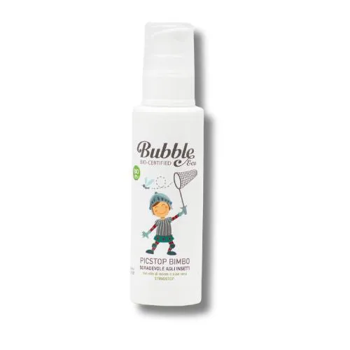 PIC STOP BIMBO E BIMBA - SPRAY ANTIZANZARE BIO PER BAMBINI E NEONATI - BUBBLE - 100 ML