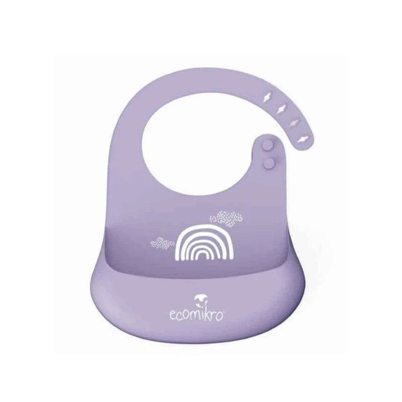 BAVAGLINO IN SILICONE CON TASCA - ARCOBALENO