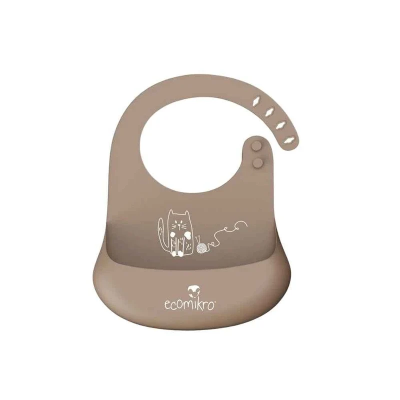 BAVAGLINO IN SILICONE CON TASCA - GATTO