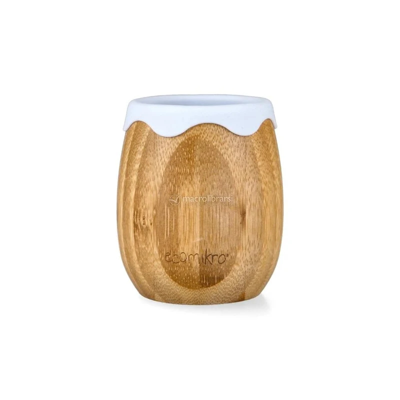 BICCHIERE IN BAMBU' BAMBINI - SVEZZAMENTO - ECOMIKRO - GHIACCIO