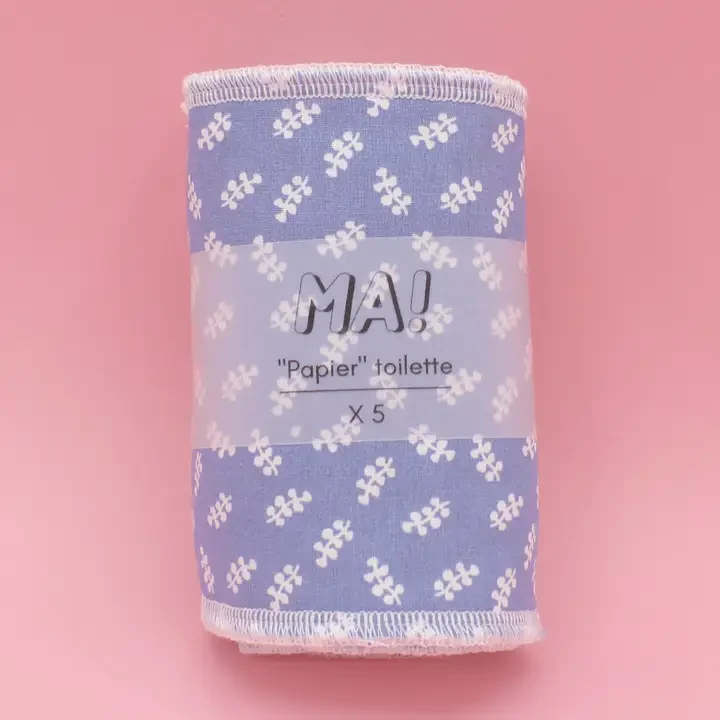MA! - 5 fogli di carta igienica - Blu cielo