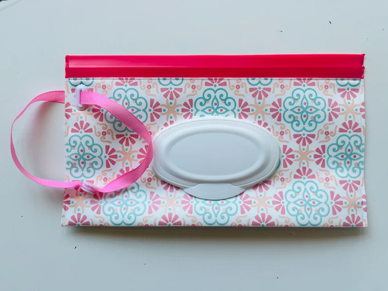 Porta salviette lavabili umidificate in plastica retró