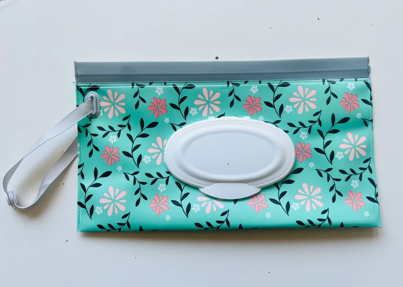 Porta salviette lavabili umidificate in plastica fiori