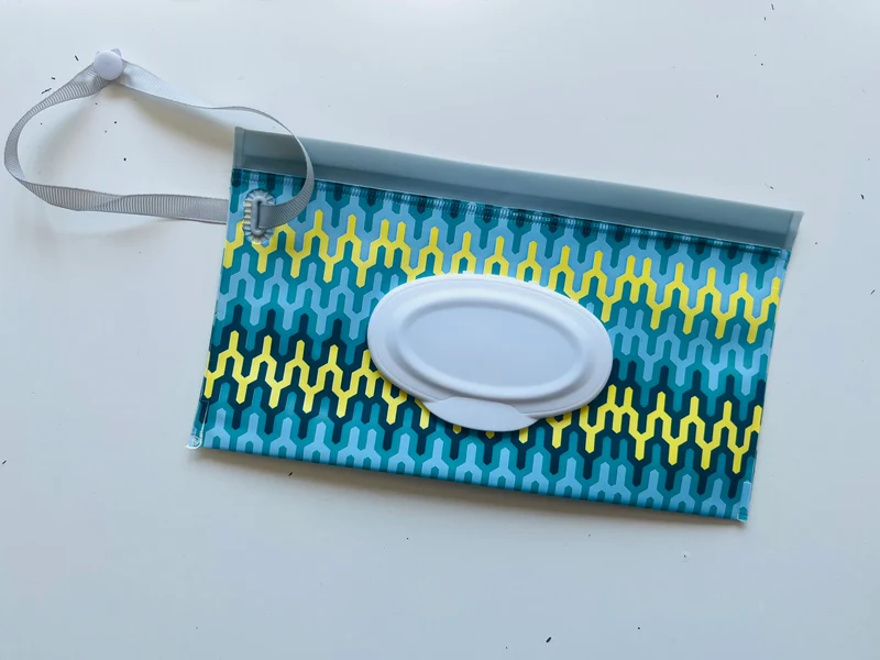 Porta salviette lavabili umidificate in plastica vintage