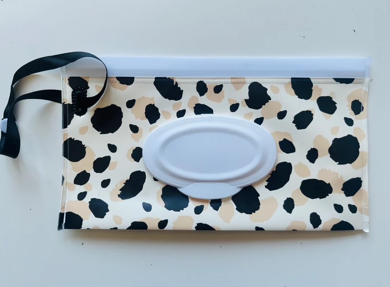 Porta salviette lavabili umidificate in plastica mucca