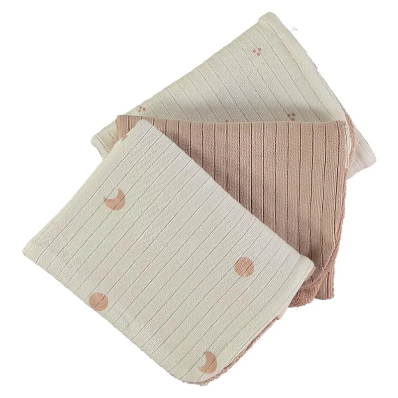 LAVETTE NEONATO - 3 PEZZI - COTONE E SPUGNA - LILLYMOM