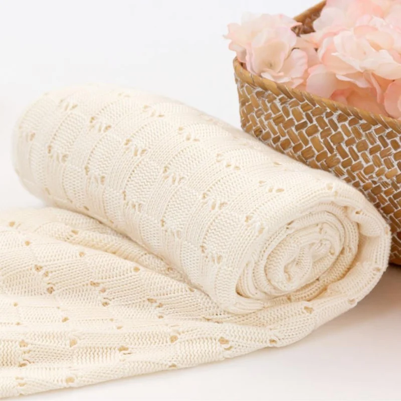 COPERTINA ESTIVA NEONATO IN BAMBOO - CREMA