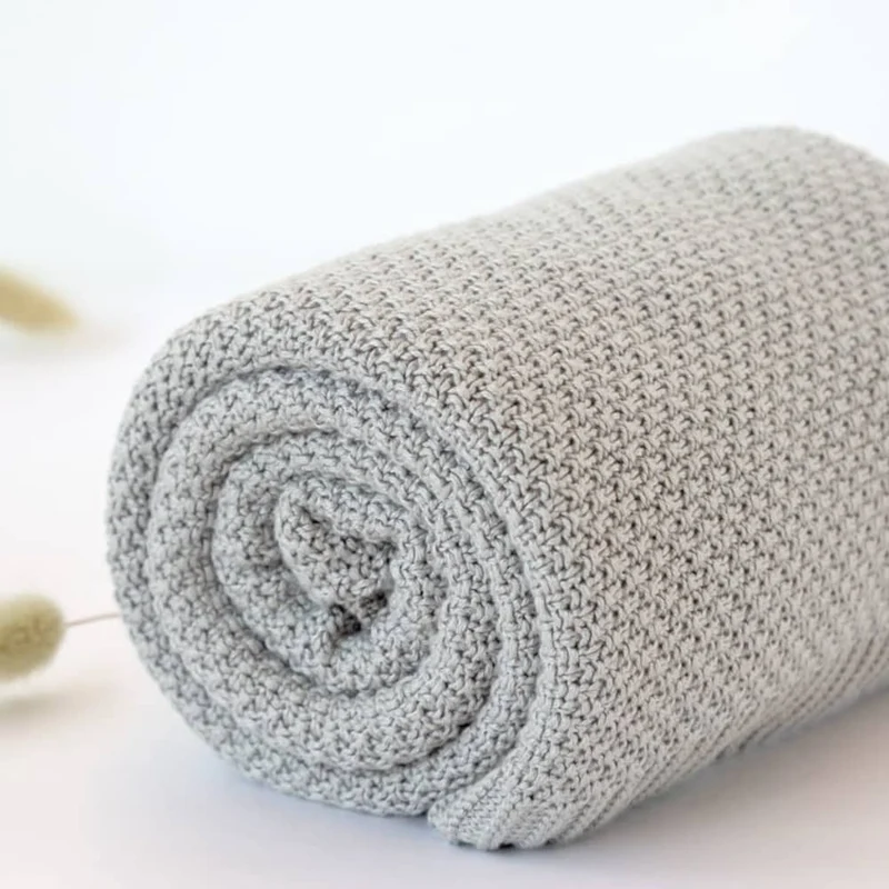 COPERTINA ESTIVA NEONATO IN BAMBOO - GRIGIO