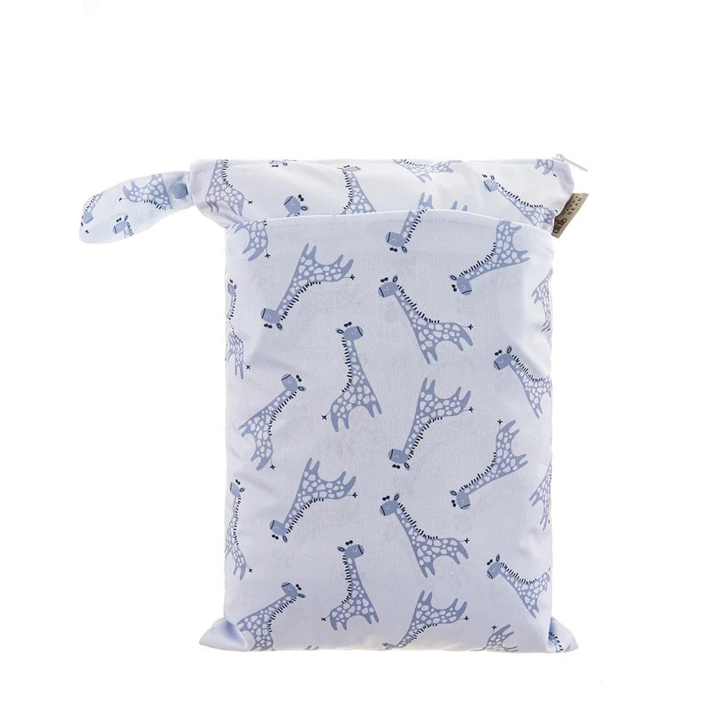 BORSA PORTA COSTUME E PORTA PANNOLINI - BLUE GIRAFFE