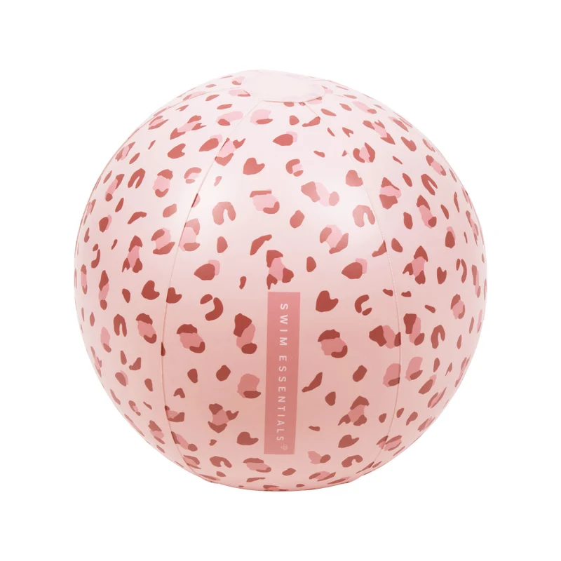 PALLA DA SPIAGGIA BAMBINA LEOPARDATA ROSA - SWIM ESSENTIAL