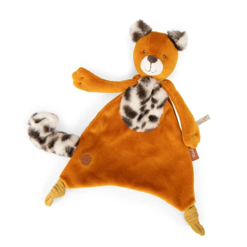 DOUDOU NEONATO CON PORTA CIUCCIO - LEOPARDO - MOULIN ROTY