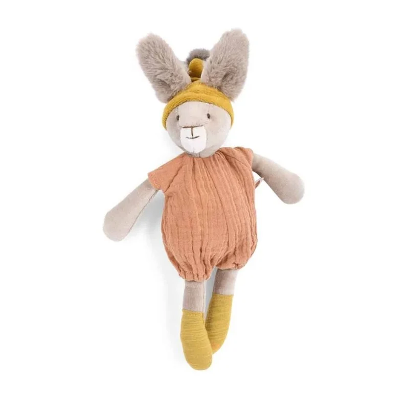 PUPAZZO CONIGLIETTO ARGILLA IN COTONE 30 CM - MOULIN ROTY