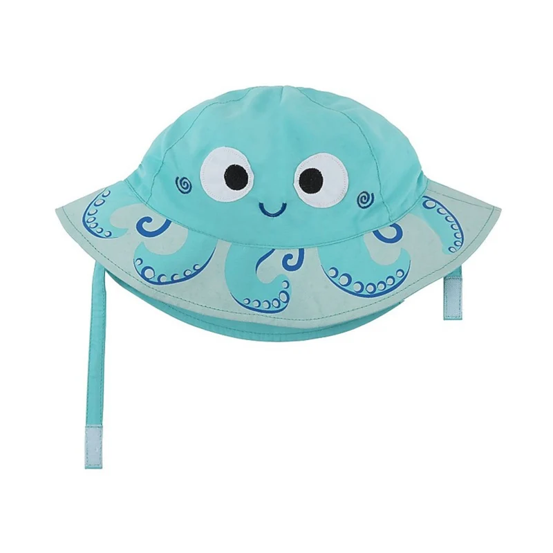 CAPPELLINO ESTIVO UPF 50 - ZOOCCHINI - POLPO