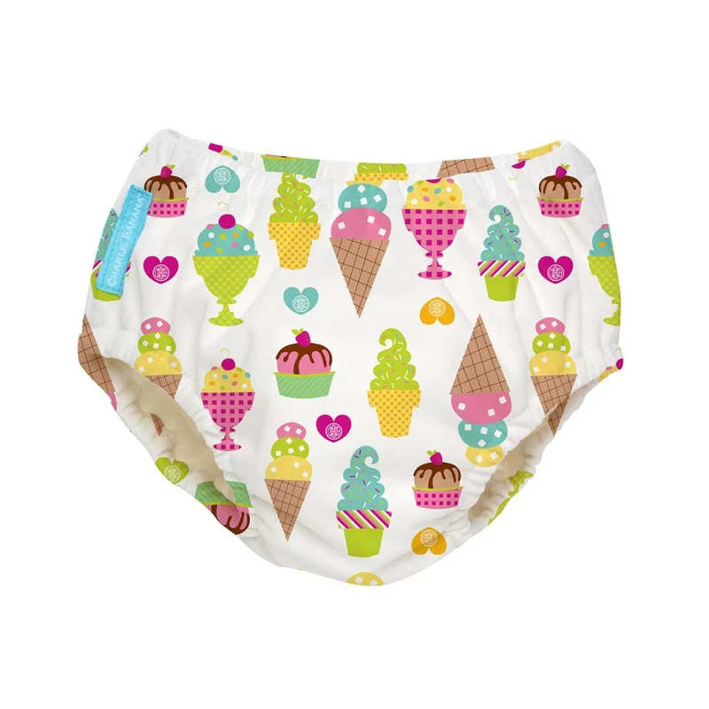 COSTUME CONTENITIVO E MUTANDINA TRAINING 2 IN 1 - GELATO TG. S - CHARLIE BANANA