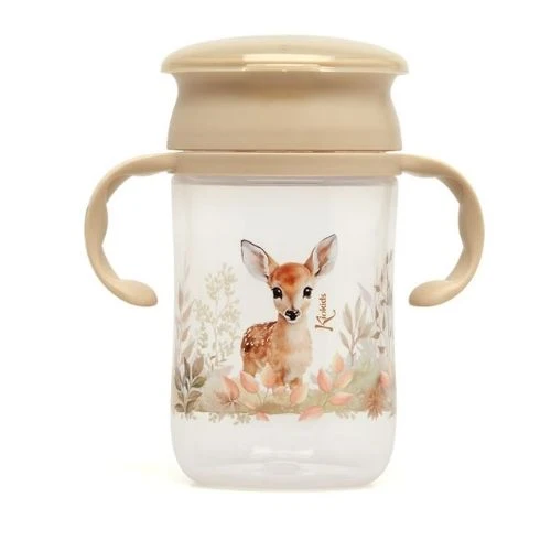 TAZZA APPRENDIMENTO BAMBINI - CERVO - BEIGE 6 MESI +