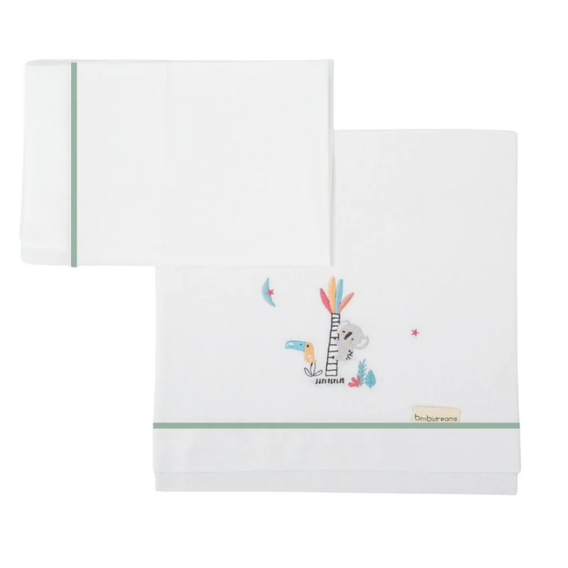 COMPLETO LENZUOLA LETTINO CON SBARRE NEONATO - TUCAN