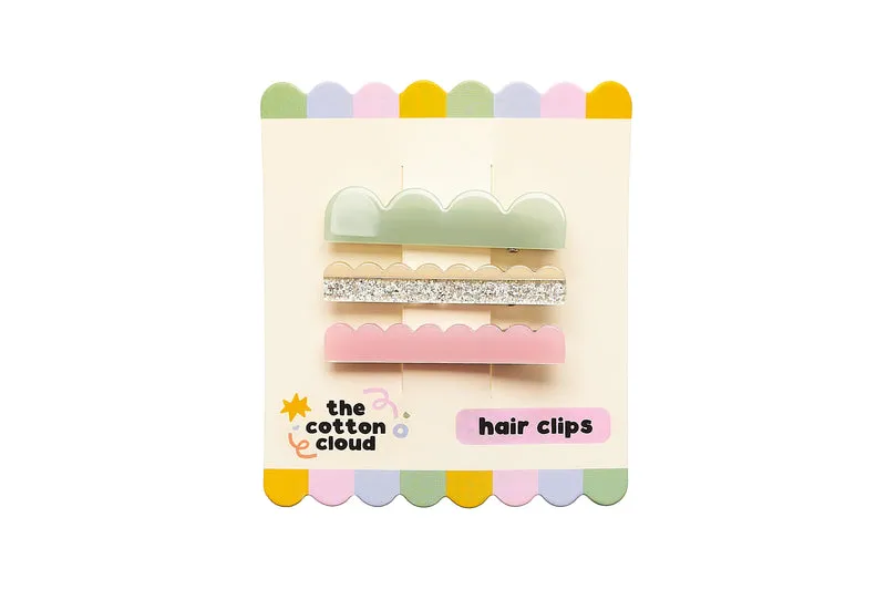 Haarspangen 3-Set Waves Candy