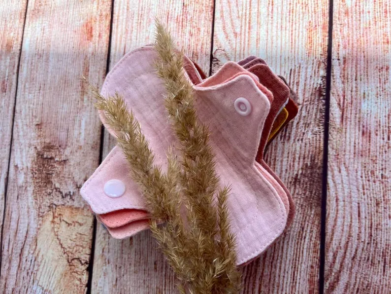 Bloom Pads - salvaslip in mussola organico rosa
