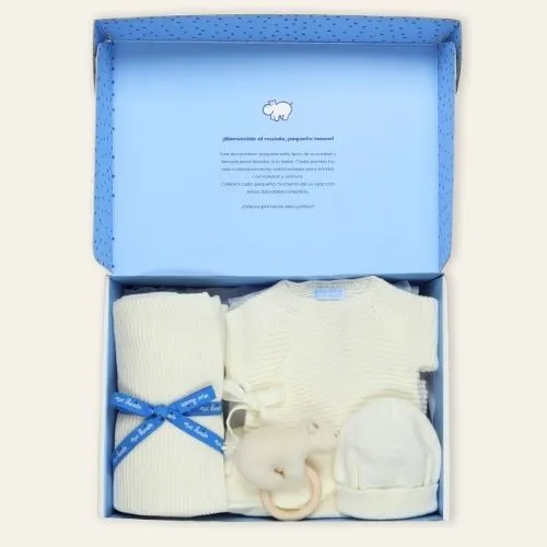 KIT CORREDINO NEONATO NASCITA PANNA