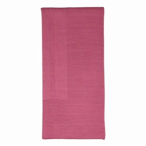 COPERTINA NEONATO IN MISTO LANA - MAGENTA