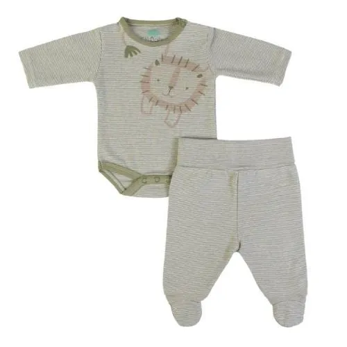COMPLETO NEONATO CALDO COTONE - GIUNGLA