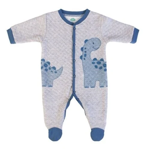 TUTINA NEONATO CALDO COTONE TRAPUNTATO - DINOSAURO