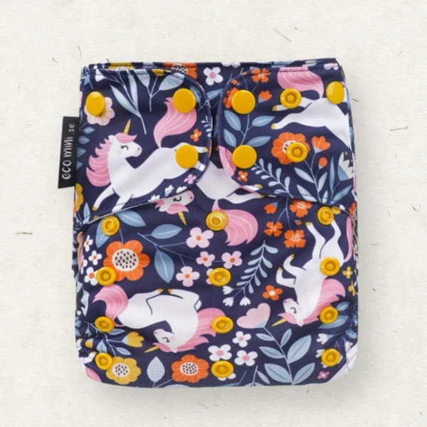 Ecomini - pocket tasca in cotone unicorno