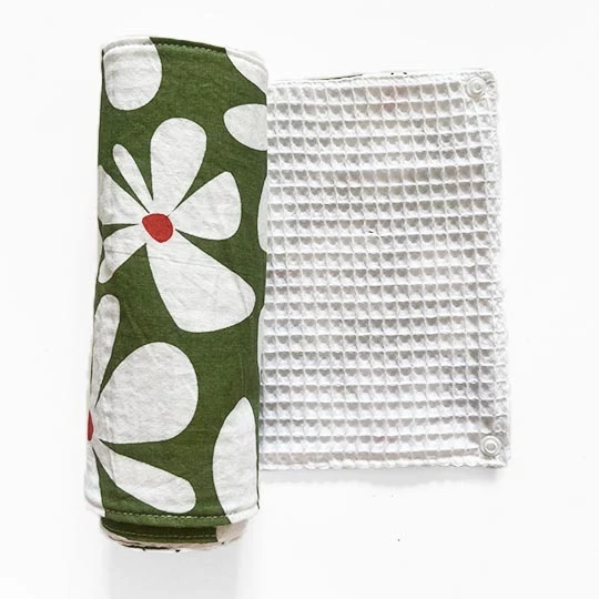 Maison Alice - 6 fogli di scottex o carta assorbente lavabile Petali