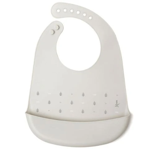 BAVAGLINO IN SILICONE CON TASCA - GRIGIO
