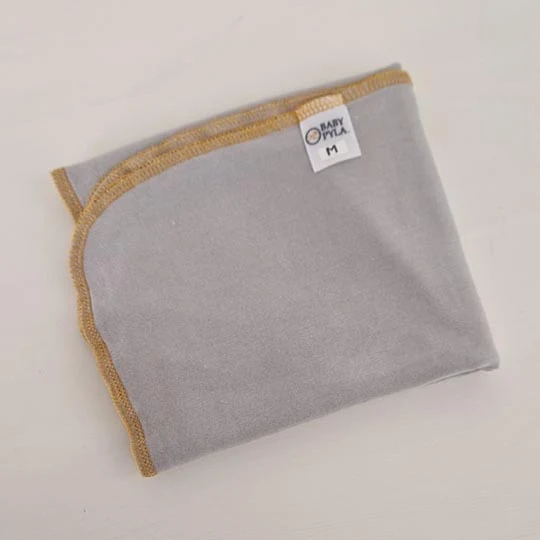 Baby pyla - flat 2 strati bamboo e cotone grigio