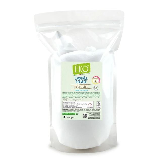 Eko Detersivo Polvere Lavatrice Ecologico 400G 16 Lavaggi