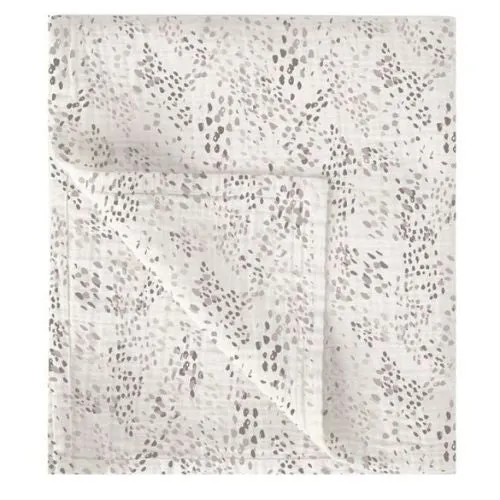 COPERTINA NEONATO IN MUSSOLA DI BAMBOO 120X120 CM - DOTS