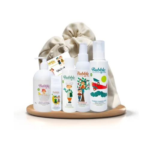 KIT NASCITA BIMBA BUBBLE - 6 PEZZI