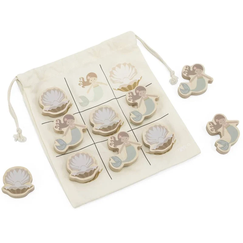 GIOCO TRIS IN LEGNO BAMBINI - SIRENA - TRYCO BABY