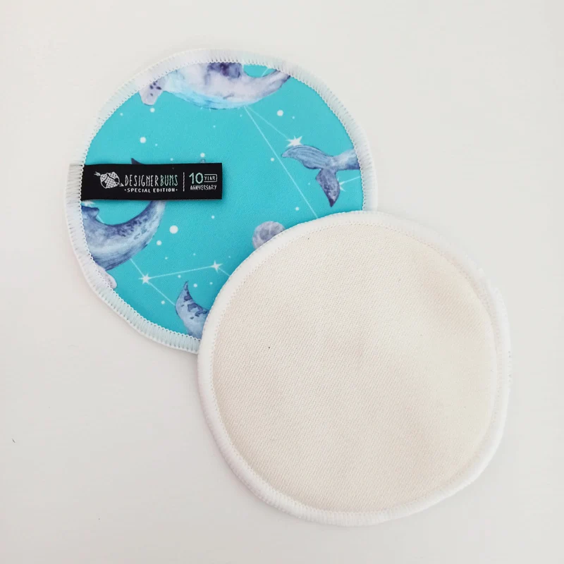 Designer Bums - Coppette assorbilatte lavabili Ethereal Whales