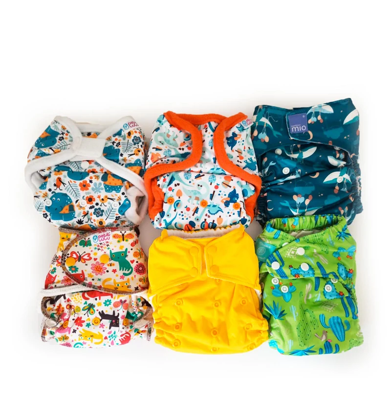 Kit prova misto 6 pannolini lavabili (AIO, AI2, POCKET E FITTED)